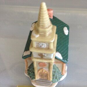 Vintage Christmas Village Church 1993